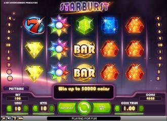 Starburst — skjermbilde fra spillet