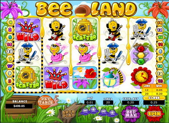 Spilleautomater Bee Land – skjermbilde 2