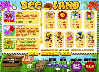 Spilleautomater Bee Land – skjermbilde 3