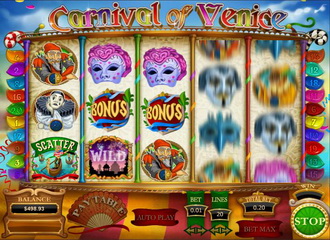 Spilleautomater Carnival of Venice – skjermbilde 3