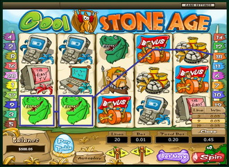 Spilleautomater Cool Stone Age – skjermbilde 1