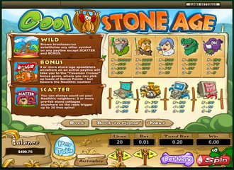Spilleautomater Cool Stone Age – skjermbilde 2