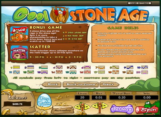 Spilleautomater Cool Stone Age – skjermbilde 3