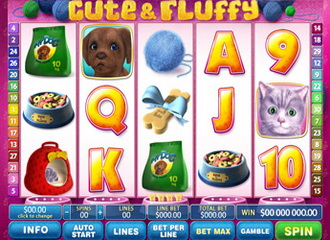 Spilleautomater Cute and Fluffy – skjermbilde 2