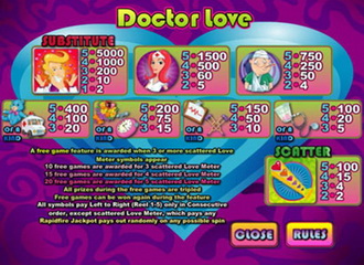 Spilleautomater Dr. Love – skjermbilde 1