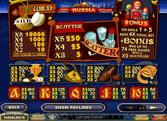 Spilleautomater From Russia With Love – skjermbilde 1