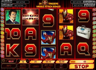 Spilleautomater Iron Man – skjermbilde 1
