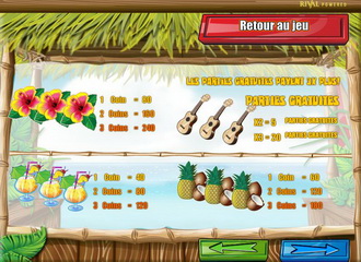Spilleautomater Tahiti Time – skjermbilde 2