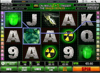 Spilleautomater The Incredible Hulk – skjermbilde 2
