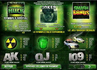 Spilleautomater The Incredible Hulk – skjermbilde 3